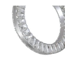 Jonah Iron & Crystal LED 6 Light Pendant